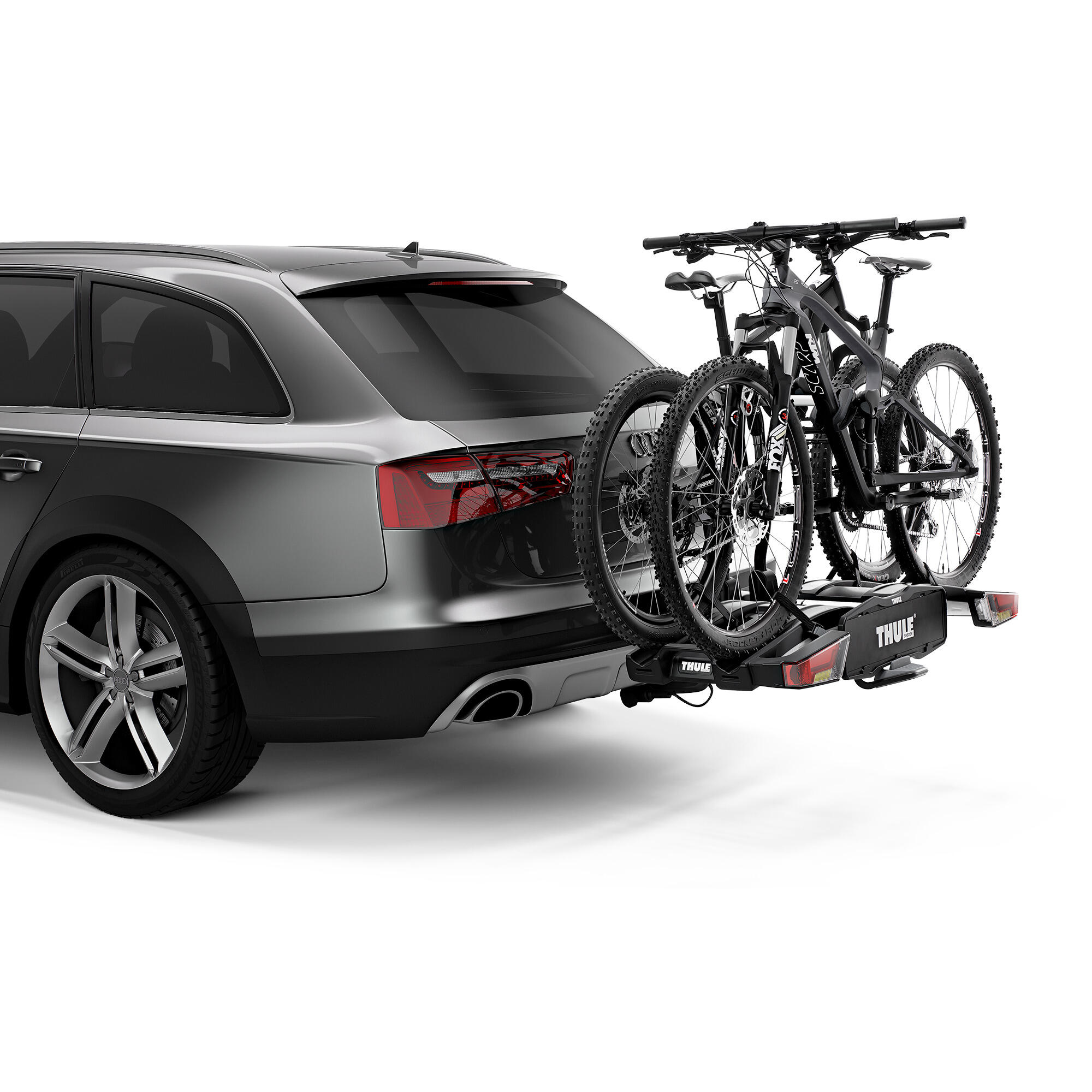 Porte velo sur boule d attelage Thule EasyFold XT 2 bikes Aluminium THULE Decathlon