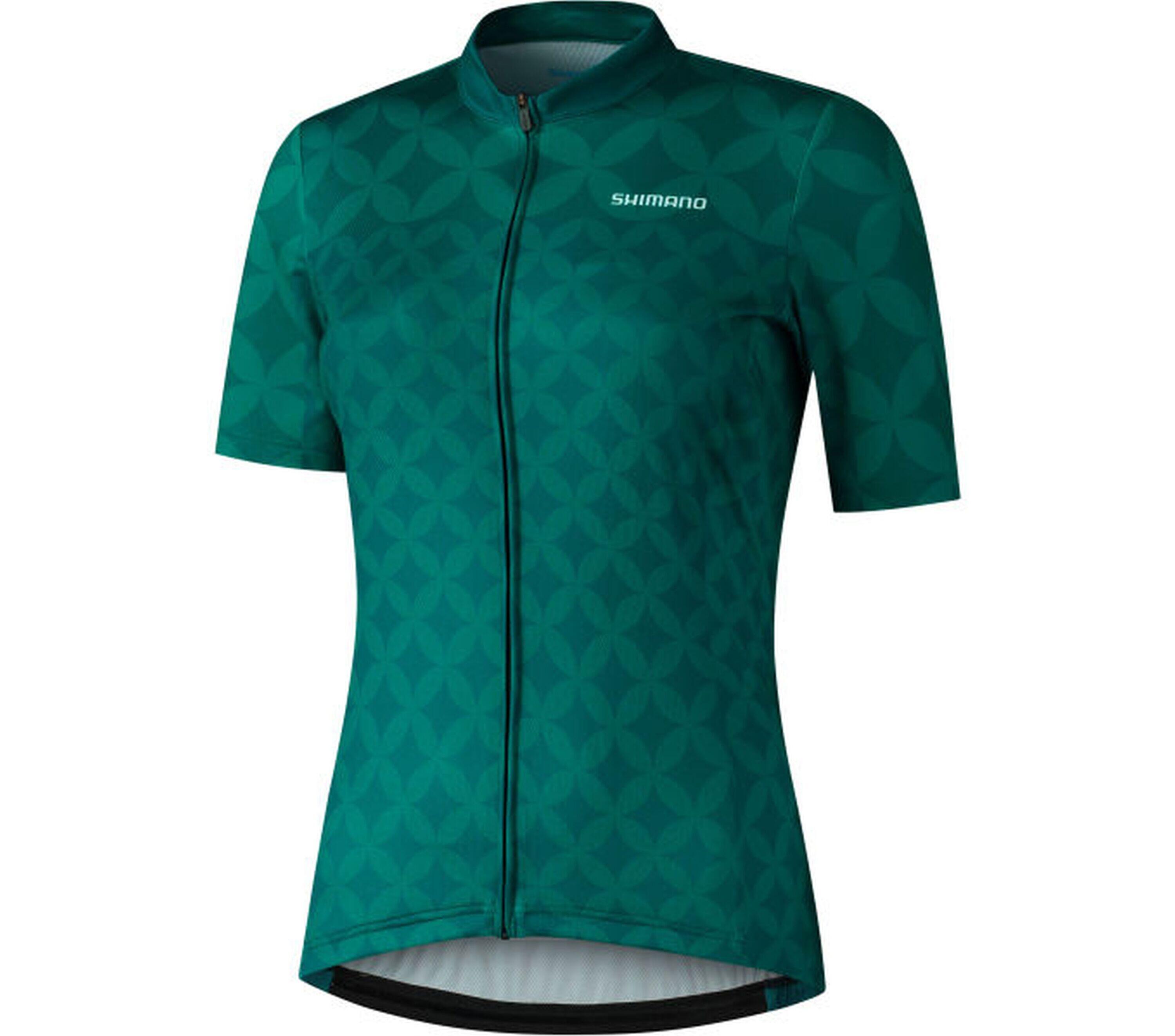 SHIMANO W's MIZUKI Short Sleeve Jersey, Green