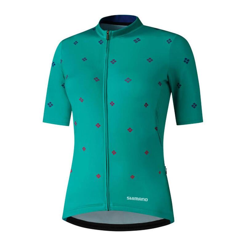 SHIMANO SUMIRE Short Sleeve Jersey,Groen voor dames