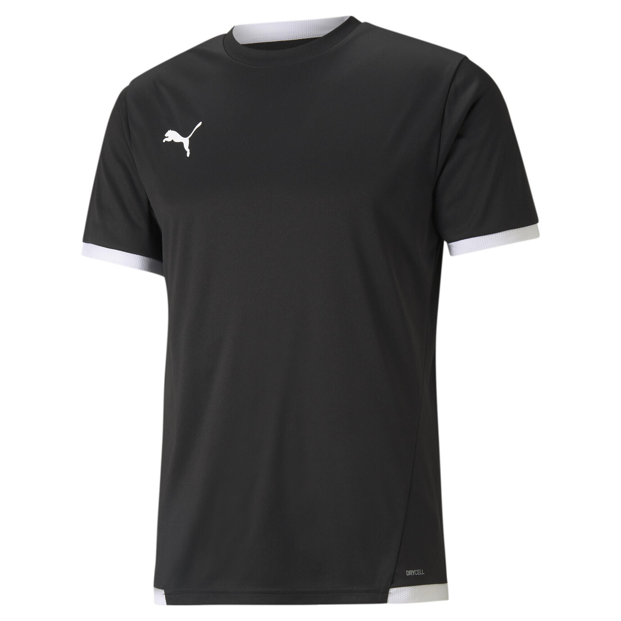 teamLIGA Fußballtrikot Herren PUMA Black White 2/6