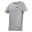 Essentials T-shirt met klein logo voor heren PUMA Medium Gray Heather