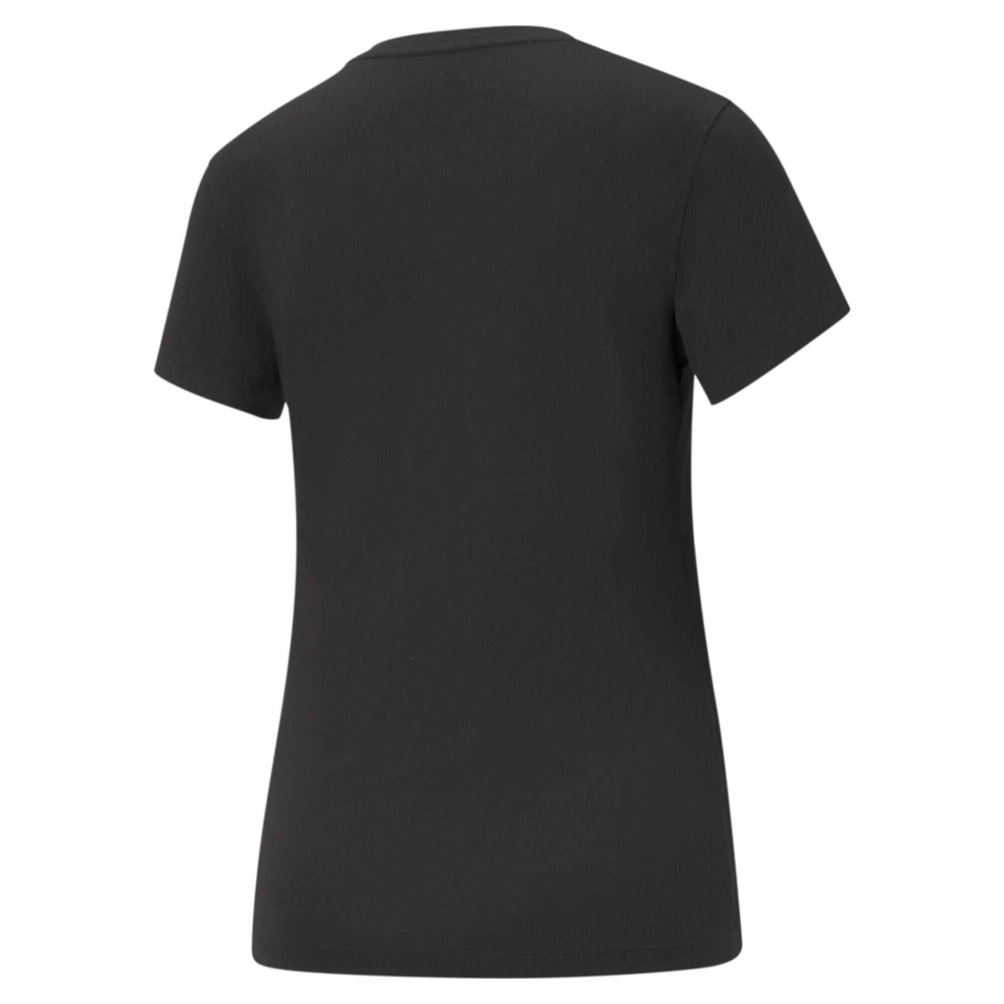 T-shirt con logo Essentials da donna PUMA Black 6/7