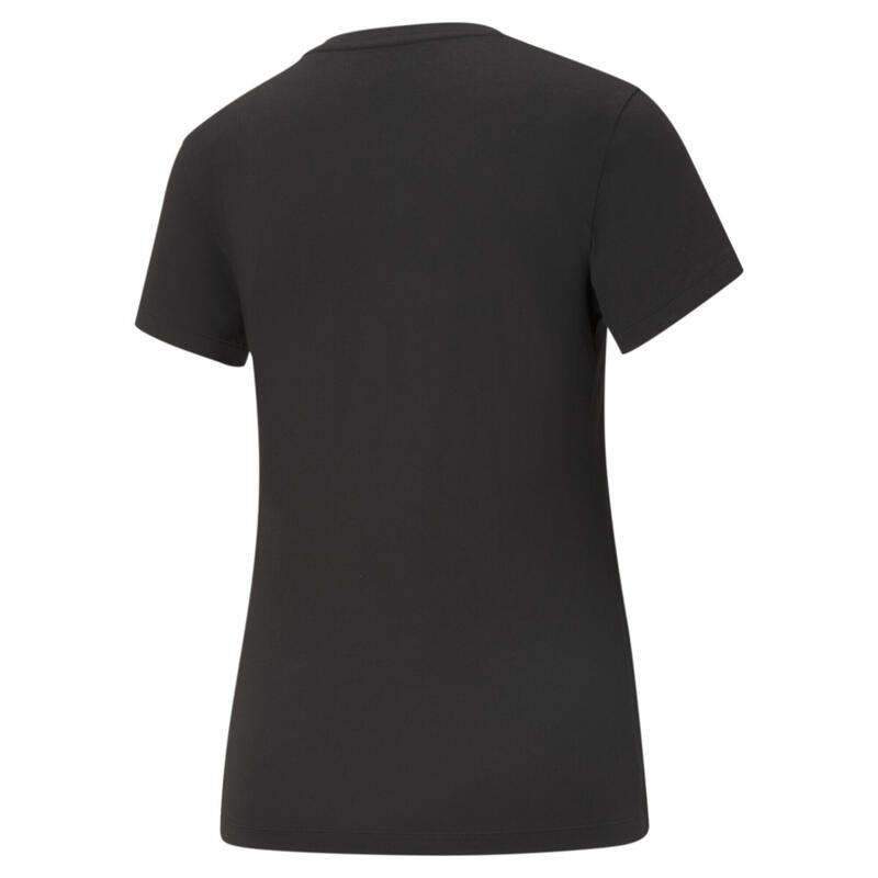 Essentials Logo T-shirt voor dames PUMA Black