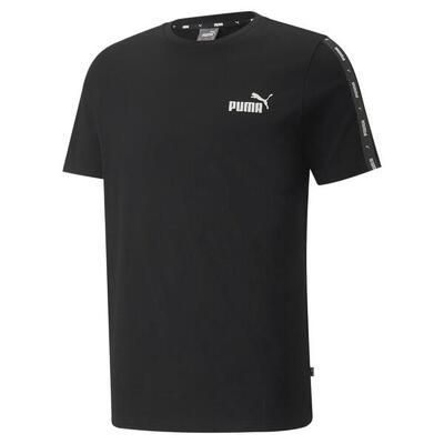 Essentials+ tape t-shirt voor heren puma black