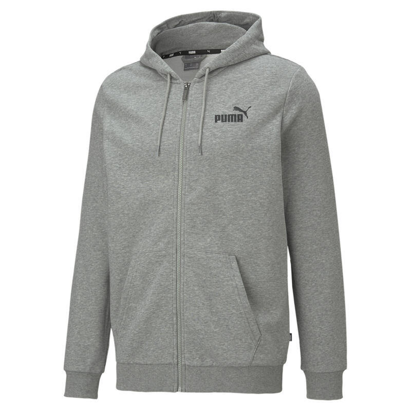 Hanorac cu fermoar complet Essentials Logo mic pentru bărbați PUMA