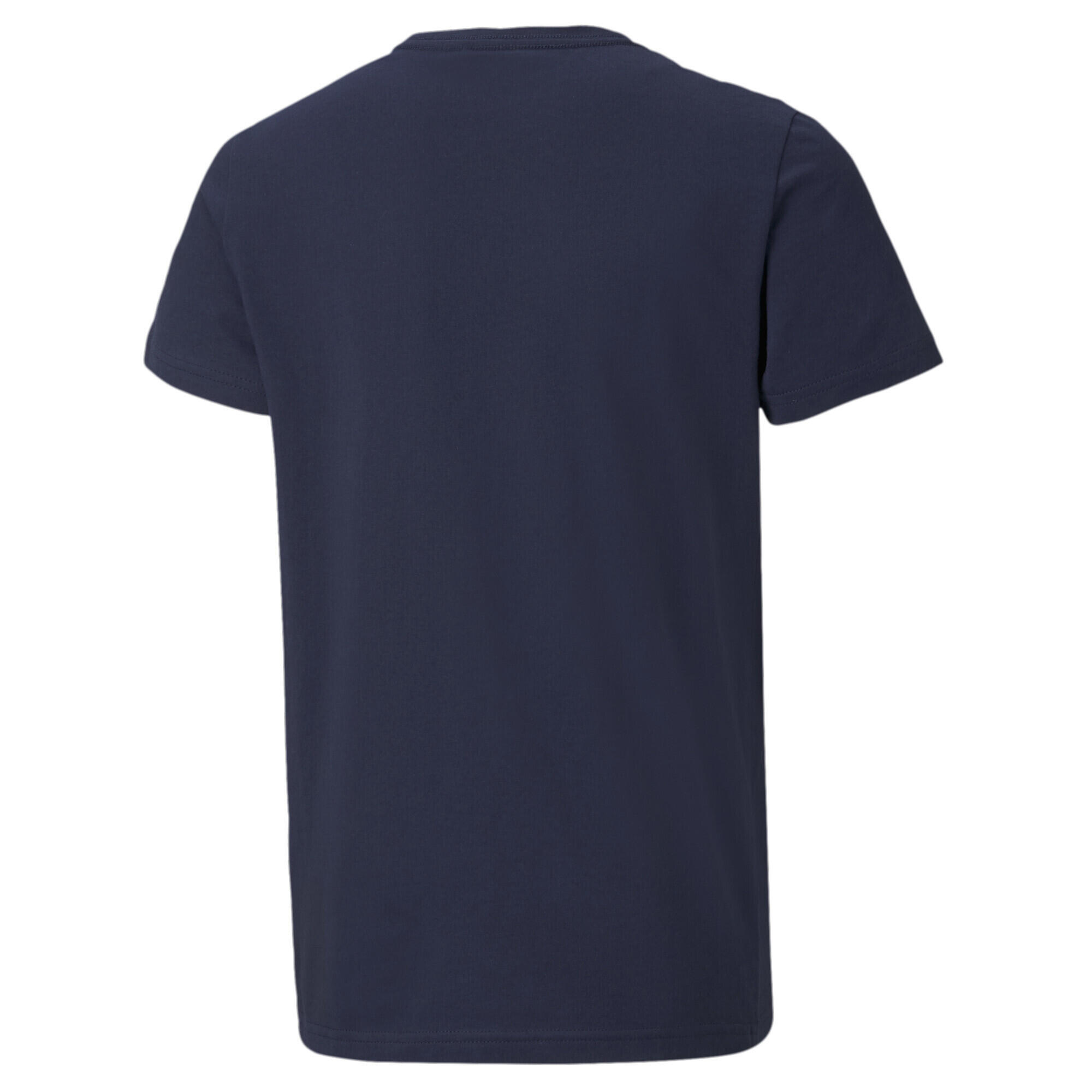 T-shirt à petit logo Essentials Enfant et Adolescent PUMA Peacoat Blue 2/3