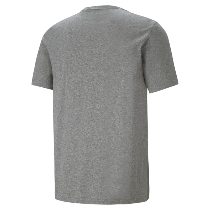 T-Shirt PUMA Mens Essentials Logo Tee - Medium Gray Heather
