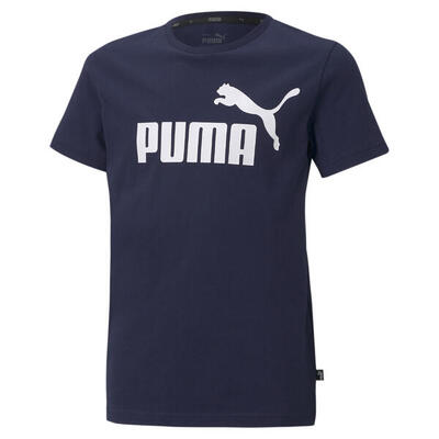 T-shirt con logo Essentials per ragazzi PUMA High Risk Red