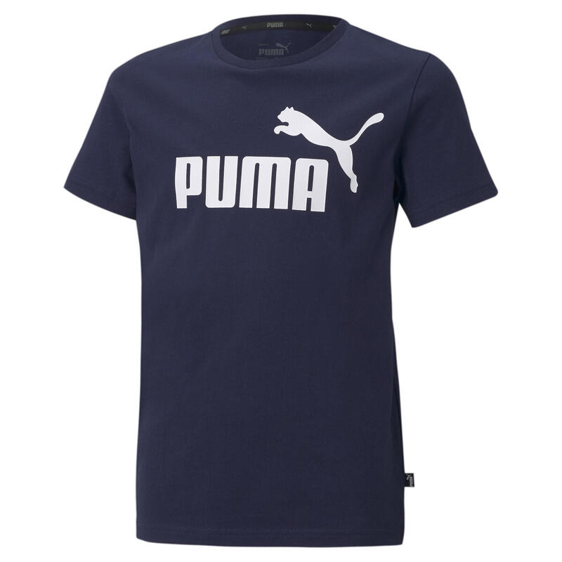 Essentials T-shirt met logo jongeren PUMA Peacoat Blue