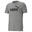 Essentials Logo T-Shirt Herren PUMA Medium Gray Heather
