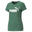 Essentials T-shirt met logo voor dames PUMA Vine Green