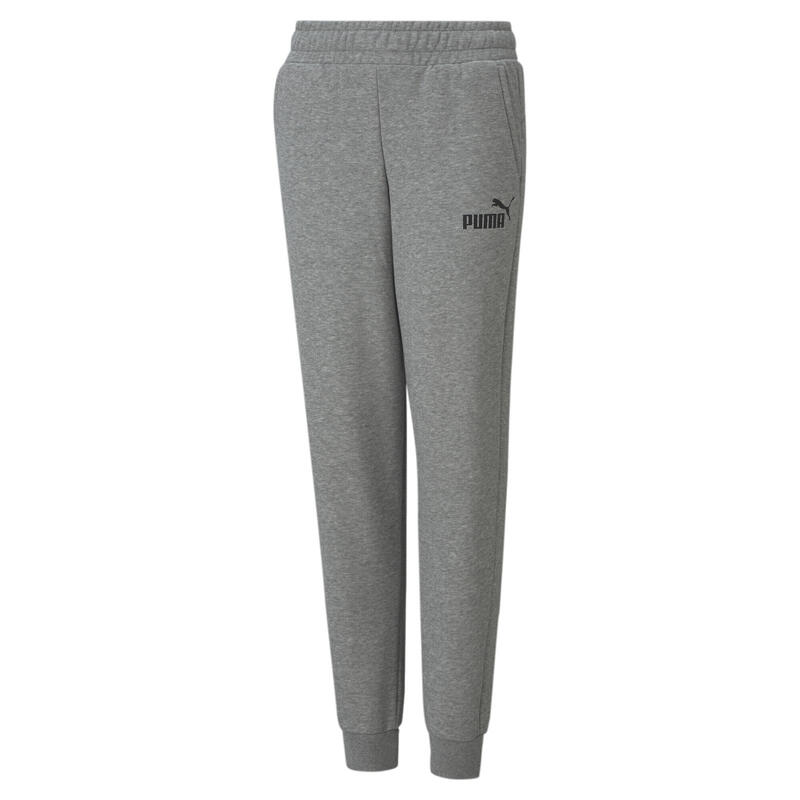 Essentials Logo broek voor jongeren PUMA Medium Gray Heather