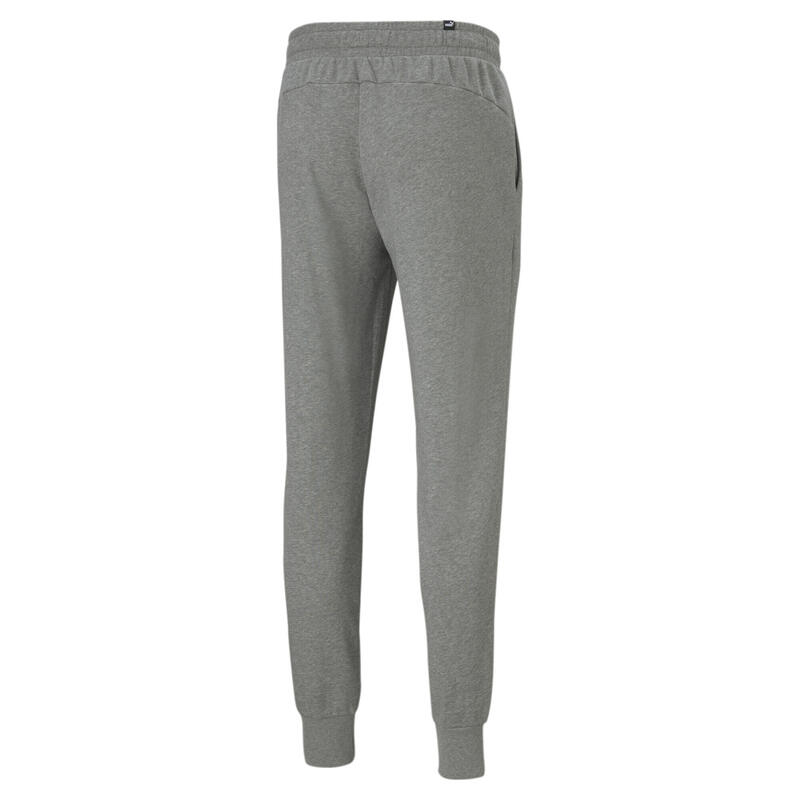 Pantaloni con logo Essentials uomo PUMA Medium Gray Heather