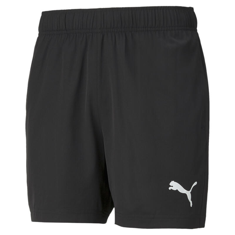 Pánské aktivní tkané 5" šortky PUMA Black