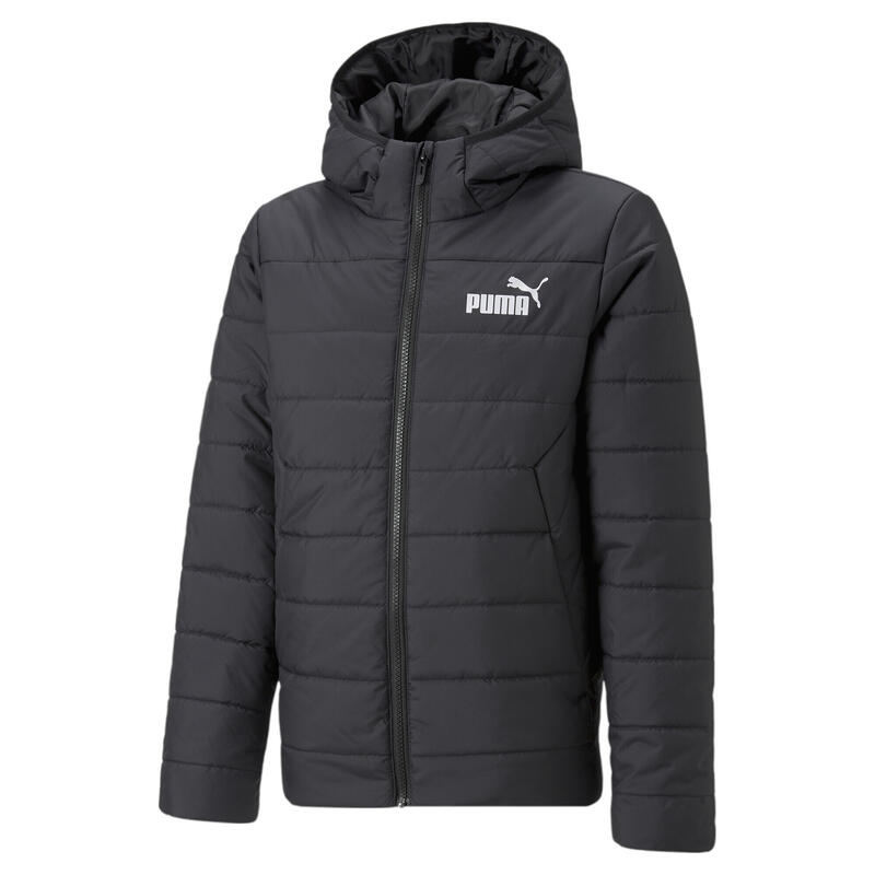 Kabát Puma ESS Padded Jacket, Fekete, Gyerekek