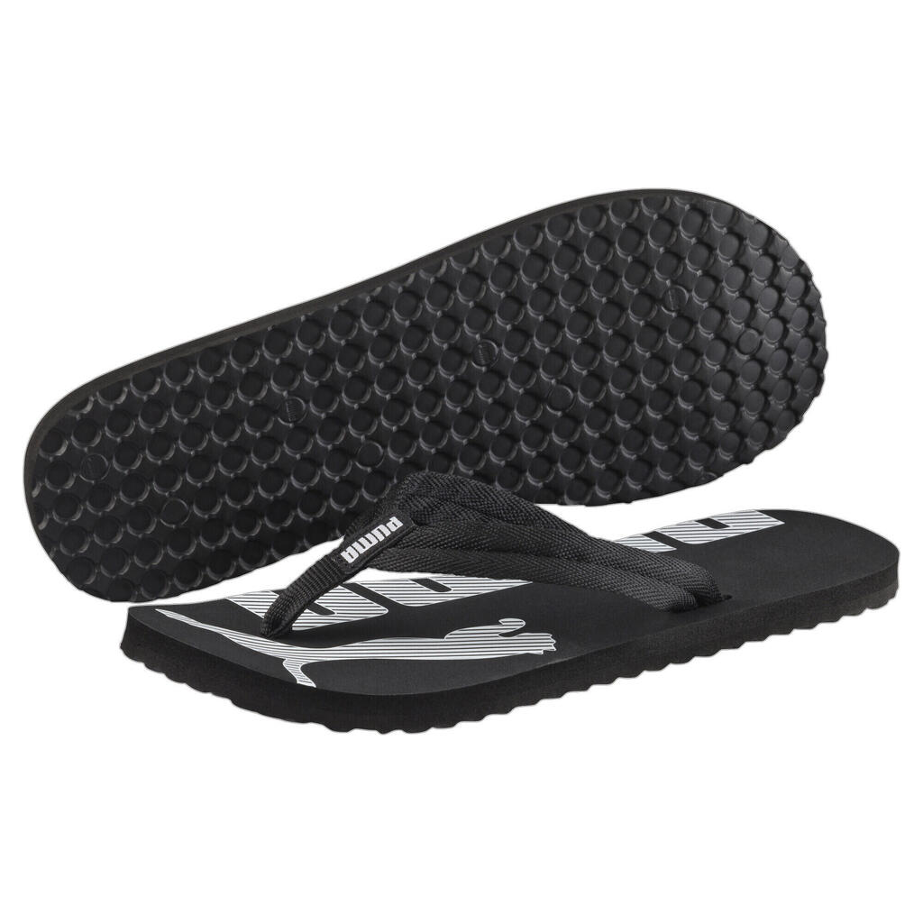 PUMA Unisex Epic Flip v2 Sandals - Black-White