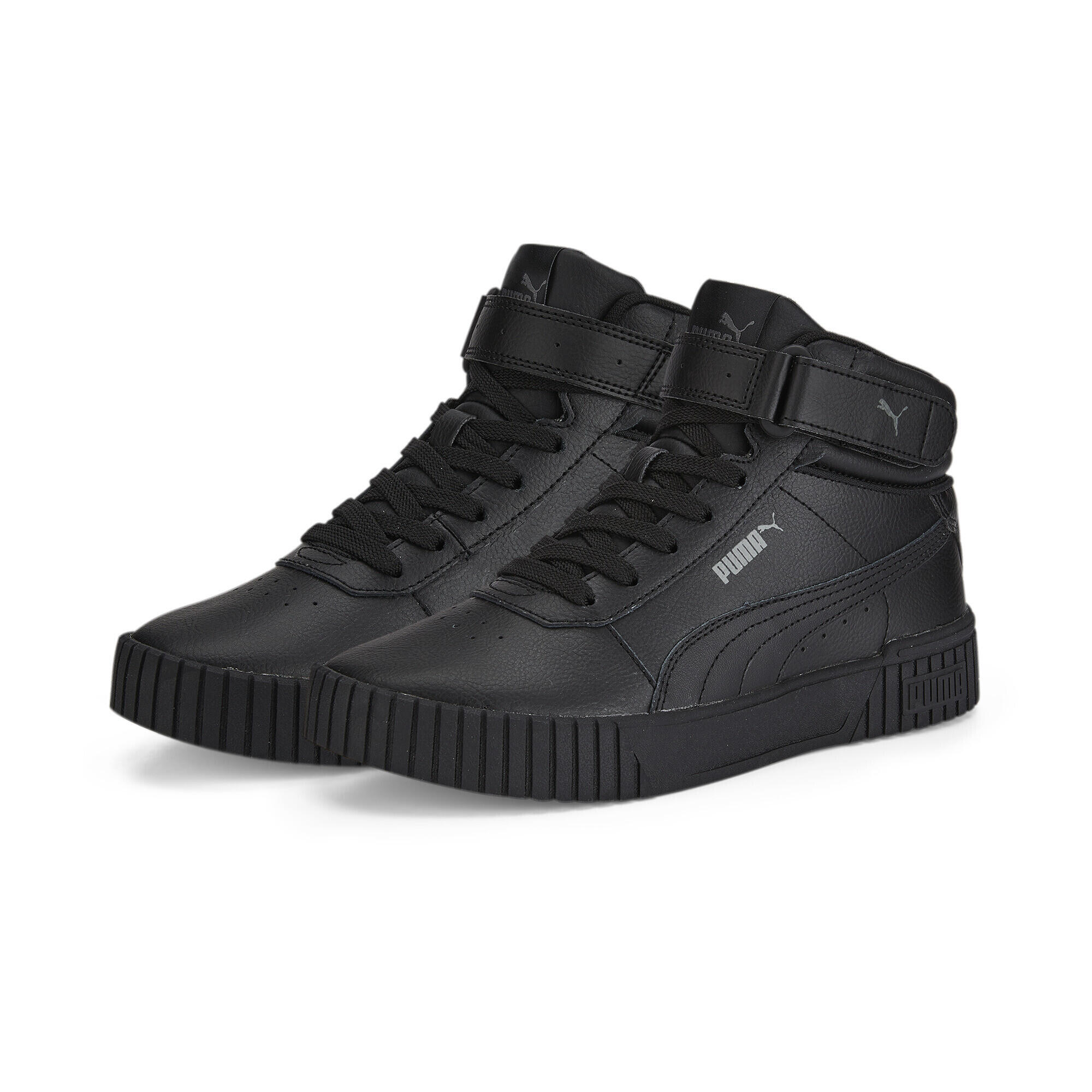 Puma - Baskets Mi-montantes Carina 2.0 femme Puma Black Dark Shadow Gray - Baskets - Gris|noir - Decathlon