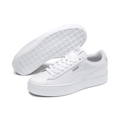 Puma vikky stacked sportschoenen voor dames puma white
