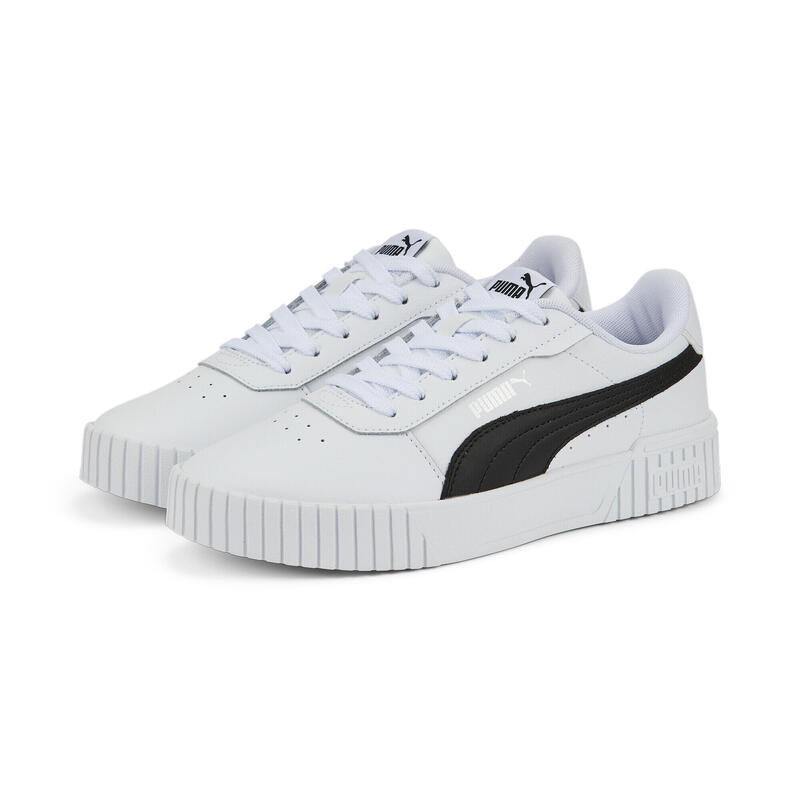 Carina 2.0 sneakers voor dames PUMA White Black Silver Gray