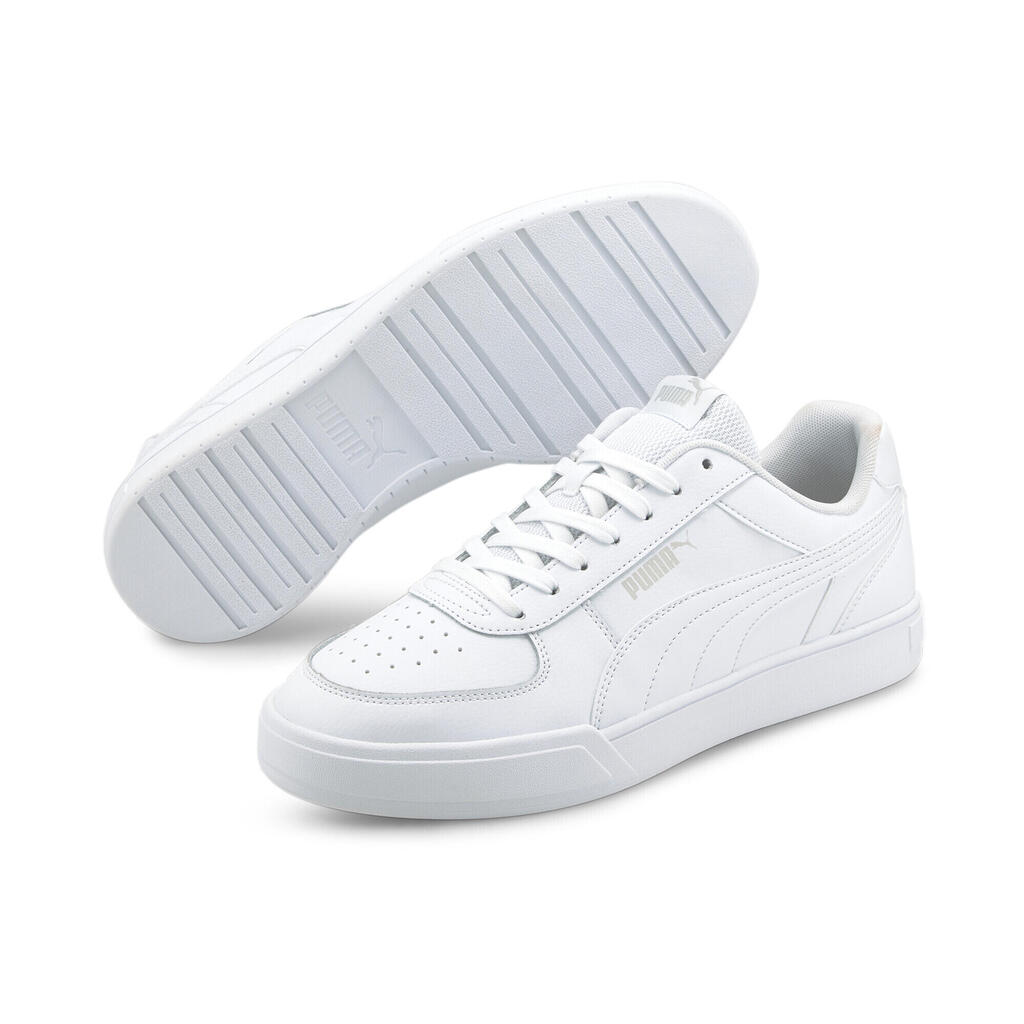 PUMA Unisex Caven Trainers Running Shoes - White-Gray Violet