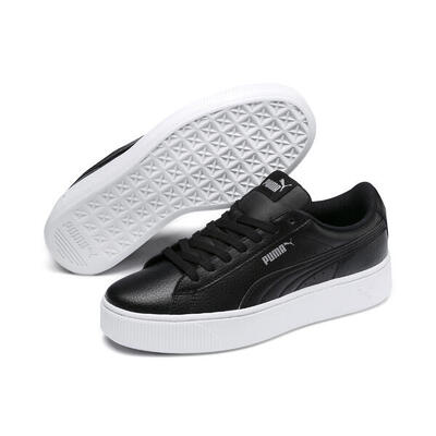 Puma vikky stacked sportschoenen voor dames puma black