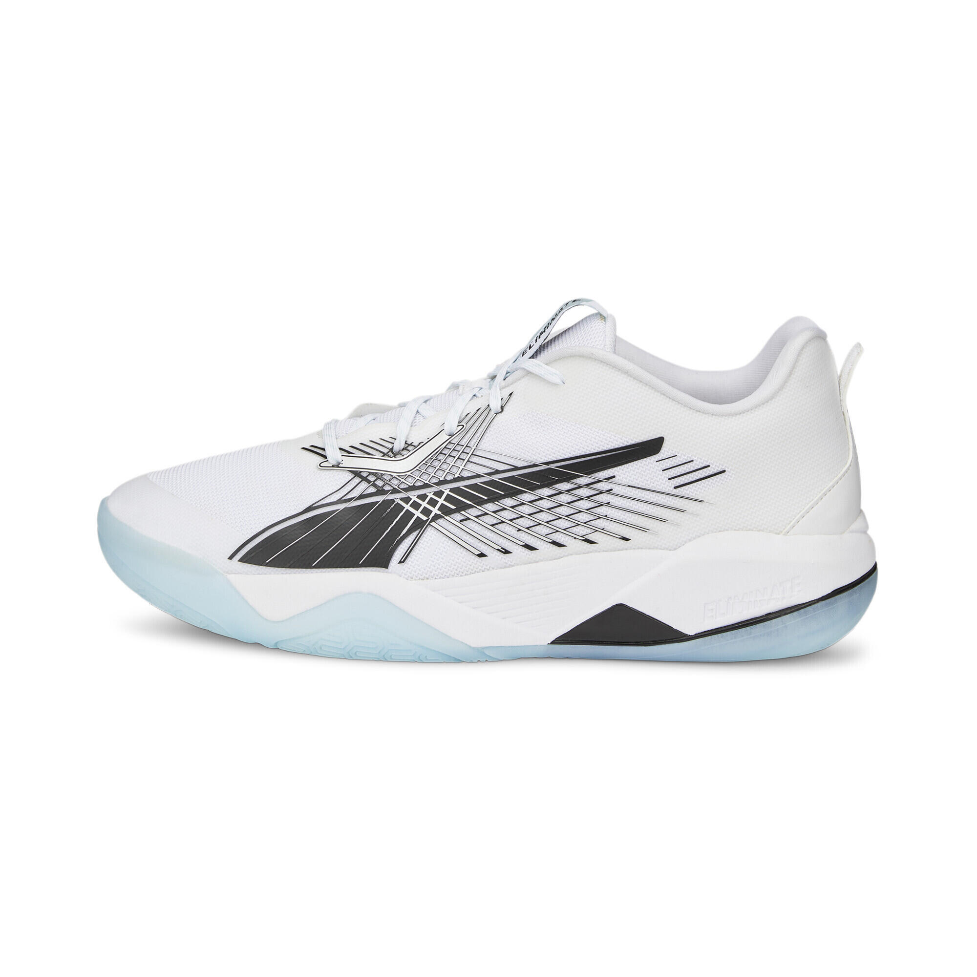Puma - Chaussures De Handball Eliminate Power Nitro Ii Puma White Black Nitro Blue - Chaussures De Sport - Blanc|bleu|noir - 43 - Decathlon