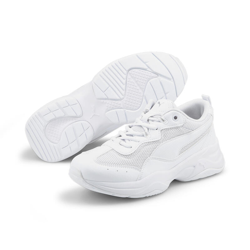 Cilia sportschoenen voor dames PUMA White Gray Violet Silver