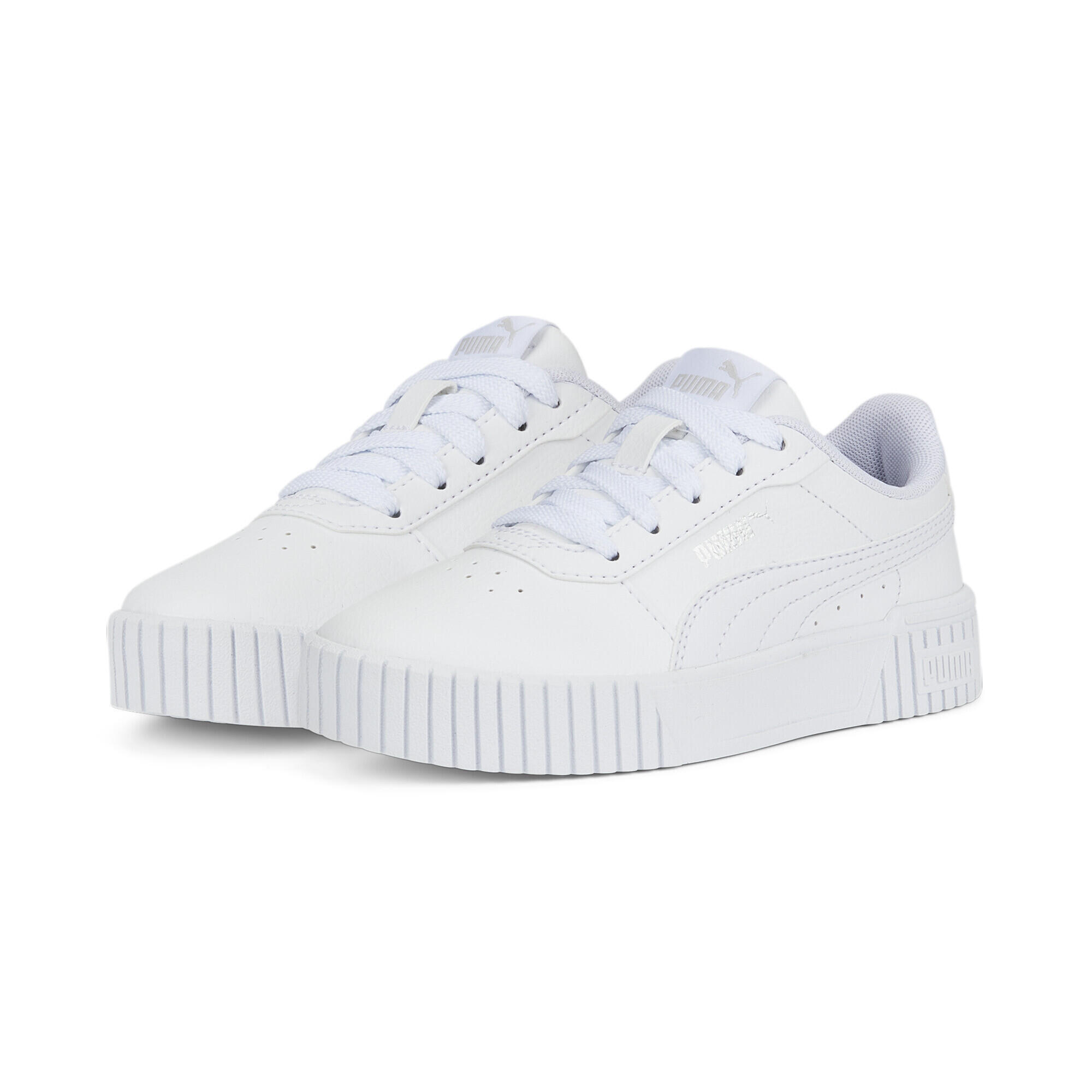 PUMA Carina 2.0 Sneakers Mädchen PUMA White Silver Gray