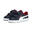Smash 3.0 leren V sneakers voor baby’s PUMA Navy White For All Time Red Blue