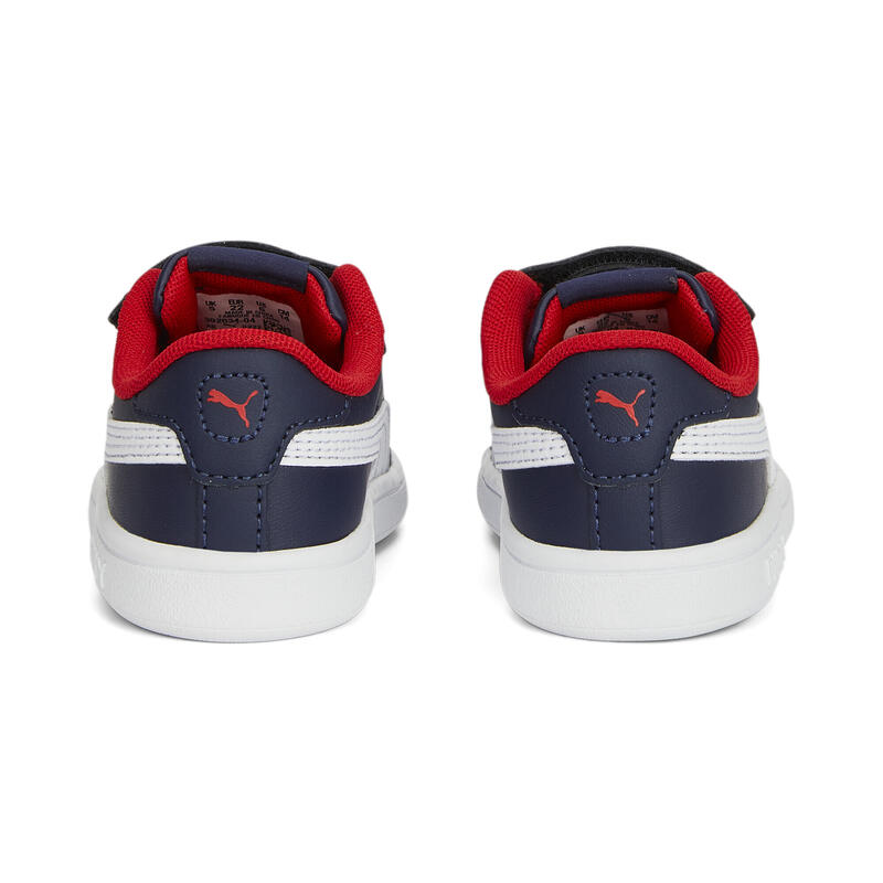 Baskets Smash 3.0 Leather V Bébé PUMA Navy White For All Time Red Blue