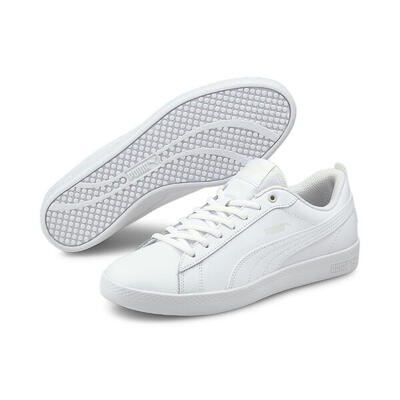 Smash v2 Leder-Sneakers Damen PUMA