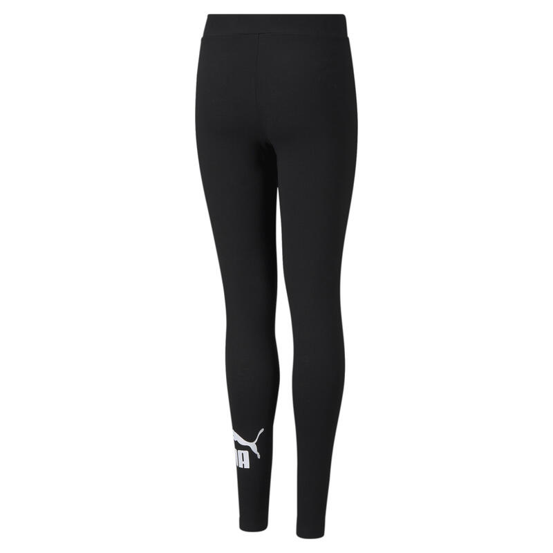 Essentials Logo Leggings Tineret PUMA Black