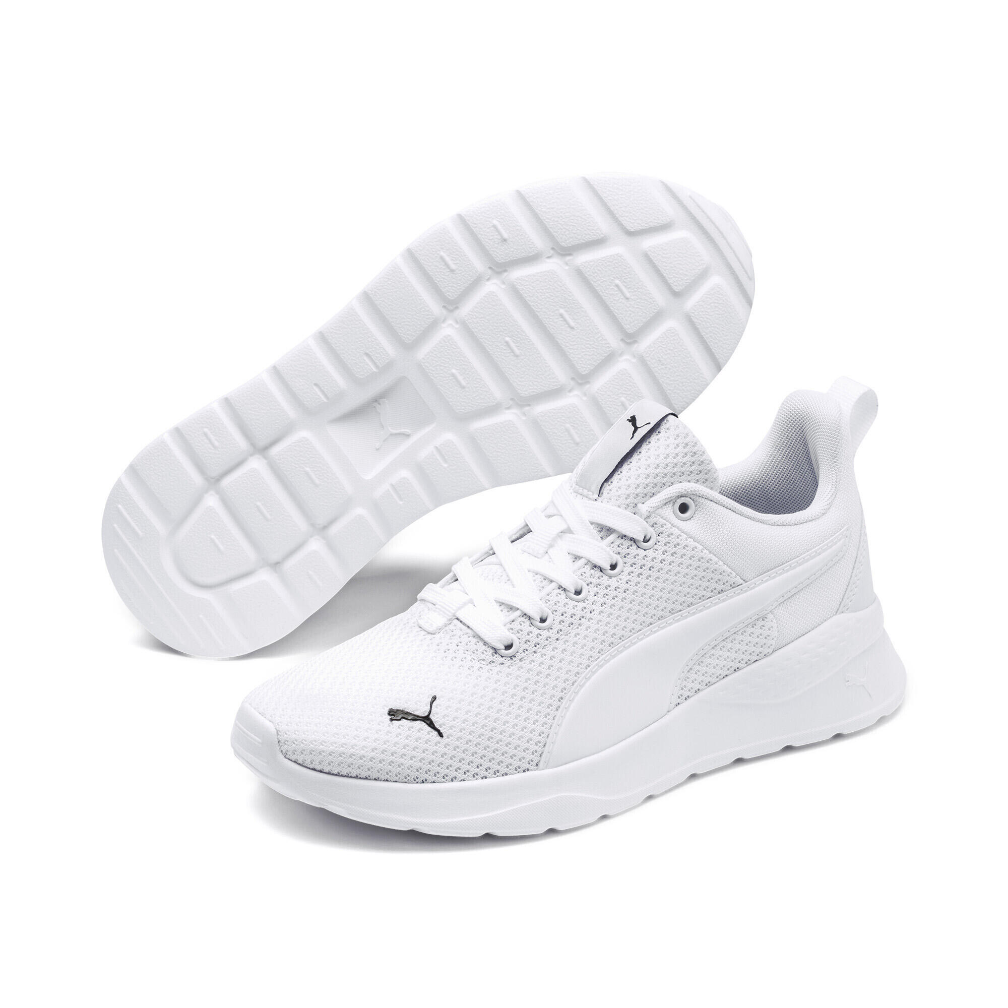 Puma - Baskets Anzarun Lite Enfant Et Adolescent Puma - Baskets - Beige|blanc - 37,5 - Decathlon