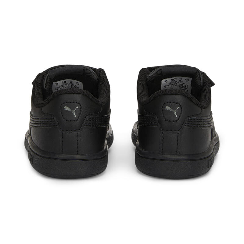 Niemowlęce skórzane sneakersy Smash 3.0 V PUMA Black Shadow Gray