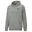 Veste à capuche zippée avec petit logo Essentials Homme PUMA Medium Gray Heather