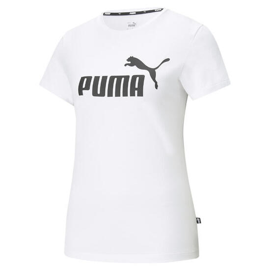 Camiseta Mujer PUMA Essentials Logo Blanco