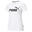 T-shirt con logo Essentials donna PUMA White