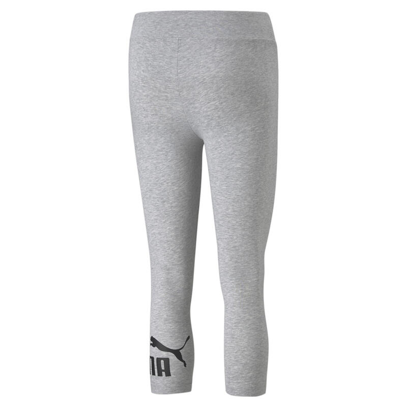 Mallas Mujer PUMA 3/4 Essentials Logo Gris