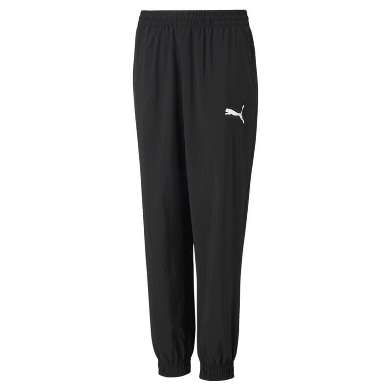 Geweven joggingbroek jongeren PUMA Black