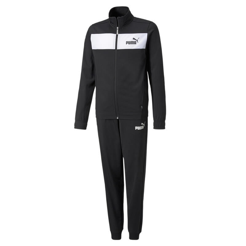 Tuta sportiva in poliestere da ragazzo PUMA Black