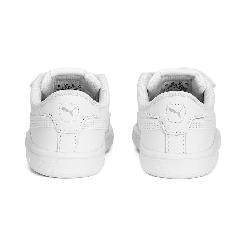 Zapatillas Bebés Smash 3.0 Leather V PUMA White Cool Light Gray