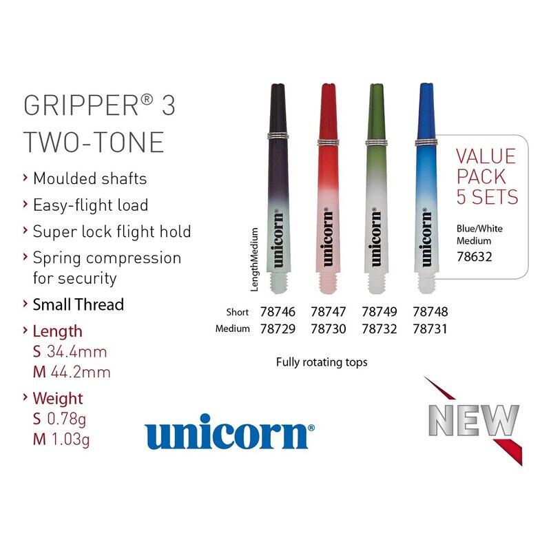 Unicorn Gripper 3 TWO-TONE Shaft M / Rot