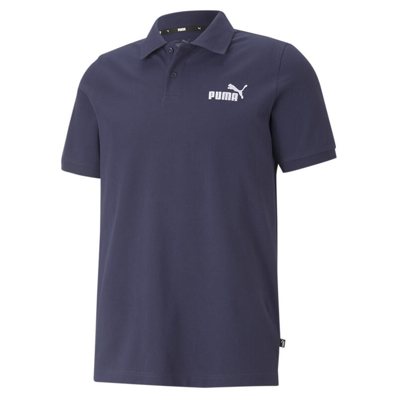 Essentials piqué poloshirt voor heren PUMA Peacoat Blue