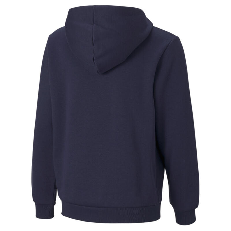 Essentials hoodie met groot logo jongeren PUMA Peacoat Blue