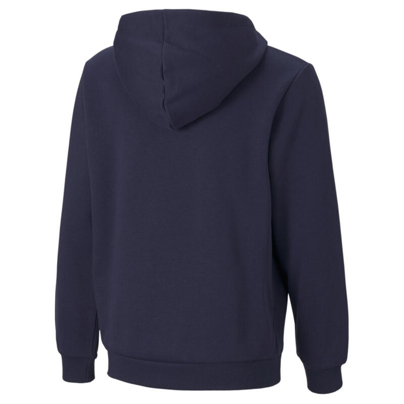 Felpa con cappuccio e logo grande Essentials Youth PUMA Peacoat Blue