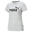 Essentials Logo T-shirt voor dames PUMA Light Gray Heather