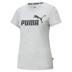 T-shirt Essentials Logo femme PUMA Light Gray Heather
