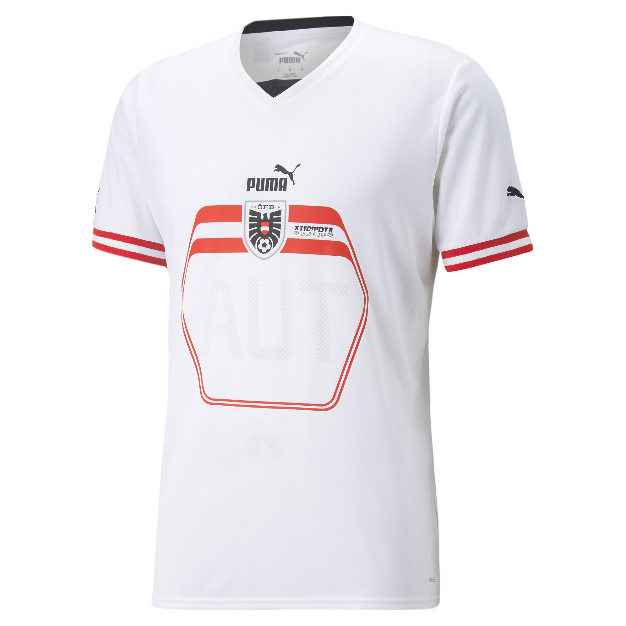 Österreich 22/23 Replik Auswärtstrikot Herren PUMA White Black 1/6