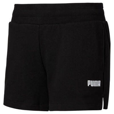 Essentials short van sweatstof voor dames puma black