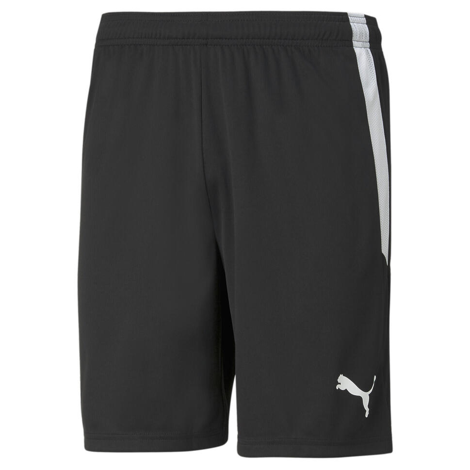 Męskie szorty piłkarskie teamLIGA PUMA Black White